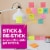 Post-it® Lined Super Sticky Notes - 90 Sheets - Assorted Perspective: top