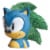Chia Pet Sonic the Hedgehog Chia Pet Perspective: top