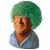 Bob Ross Chia Pet (blue shirt version) Perspective: top