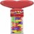 SKITTLES Original Valentine's Candy Tube with Heart Topper Perspective: top