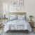 Graham 3 Piece Jacquard Patchwork Quilt Set Perspective: top