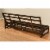 Kodiak Furniture Aspen  Solid Wood Futon Frame in Reclaim Mocha/Brown Perspective: top