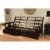 Kodiak Furniture Monterey Queen Contemporary Solid Wood Futon Frame in Espresso Perspective: top