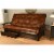 Kodiak Furniture Phoenix Espresso Queen-size Storage Futon with Brown Mattress Perspective: top