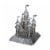 BePuzzled 3D Castle Crystal Puzzle Perspective: top