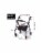 Carex Steel Rollator Walker with Seat and Wheels Perspective: top