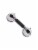 Carex® Ultra Grip Bath Handle Bar Perspective: top