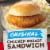 Tyson Original Chicken Breast Sandwich Perspective: top