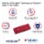 32GB Store 'n' Go&reg; USB Flash Drive - Red - 32GB USB - Red Perspective: top