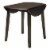 Ashley Furniture Hammis Round Drop Leaf Dining Table in Dark Brown Perspective: top