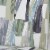 Ashley Triptis Slipper Chair in Green and Gray Perspective: top