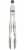 KitchenAid® Gourmet Stainless Steel Silver Utility Tongs Perspective: top