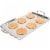 Chef's Secret T304 High-Quality Stainless Steel Double Griddle 18 Inches X 11 Inches Perspective: top