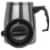 Maxam Double Wall Stainless Steel Boat Mug 16 Ounce Wide Non-Slip Base Perspective: top
