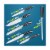 Slitzer Germany 7-Piece Chef's Cutlery Set Ergonomically Designed Professional Grade Knives Perspective: top