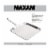 Chef's Secret T304 High-Quality Stainless-Steel 11-Inch Square Griddle Perspective: top