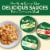 Buitoni® Three Cheese Tortellini Refrigerated Pasta Perspective: top