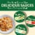 Buitoni® Three Cheese Tortellini Family Sized Pasta Perspective: top