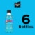 Minute Maid® Blue Raspberry Fruit Drink Bottles Perspective: top