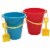 American Plastic Toys Sand Mold Pail and Shovel - Assorted Perspective: top
