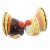 Tag 3.50in Turkey Salt & Pepper Shaker Set, Earthenware, Thanksgiving Gobble G18843 Perspective: top