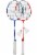 Franklin Badminton Racquet Set - Red/Blue Perspective: top