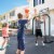 Franklin Adjustable Basketball Hoop - Black/White Perspective: top