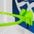 Nerf Nerfoop Mini Over the Door Basketball Hoop Set - Green Perspective: top