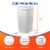 Hefty Touch Lid Trashcan - White Perspective: top
