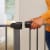North States Riverstone Extra Tall/Wide Baby Gate Perspective: top