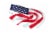 Annin Flagmakers American Flag Windsock Perspective: top