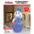 7ft Inflatable Swirling Lights Snowman with Tipping Hat Perspective: top