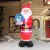 8ft Inflatable Santa Holding Swirling Lights Snow Globe Perspective: top