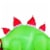 5ft Inflatable Santa Hats Stegosaurus Perspective: top