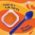 Snack Pack Fanta Orange Flavored Juicy Gels Perspective: top