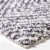 Harrington's Cotton Tail Collection Area Rug - Light Gray Perspective: top