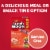 Armour LunchMakers Pizza with Pepperoni Sausage Meal Kit with Juice & Candy Bar Perspective: top