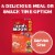 Armour LunchMakers Pizza with Pepperoni Sausage Meal Kit with Juice & Candy Bar Perspective: top