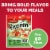 Armour Turkey Pepperoni Slices Perspective: top