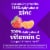 Vitafusion™ Power Zinc Natural Strawberry Tangerine Dietary Supplement Gummies Perspective: top