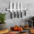 Chicago Cutlery® Stainless Steel Magnetic Knife Storage Bar Perspective: top