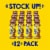 Nesquik Chocolate Milk Ready to Drink Low-fat Milk 12 Bulk Pack 8 fl oz Bottles Perspective: top