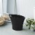 Umbra 082610-040 2 gal Skinny Waste Can  Black - pack of 6 Perspective: top