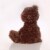 Philbin Teddy Bear 12-Inch Plush Toy | Chocolate Brown Perspective: top