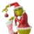 Jim Shore Grinch Stealing Ornament Polyresin Dr. Seuss Stocking 6010781 Perspective: top