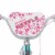 Huffy N'Style Bicycle - Pink / Teal Perspective: top