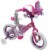 Huffy Disney Princess Girls' Bicycle - Iris/Pink Perspective: top