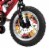 Huffy Disney Cars Kid's Bicycle With Training Wheels - Red Perspective: top