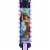 Huffy Disney's Raya Electro-Light 3 Wheeled Scooter - Purple/Teal Perspective: top