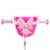 Huffy Disney Minnie Girls' 3-Wheel Scooter with Bin - White/Neon Pink Perspective: top